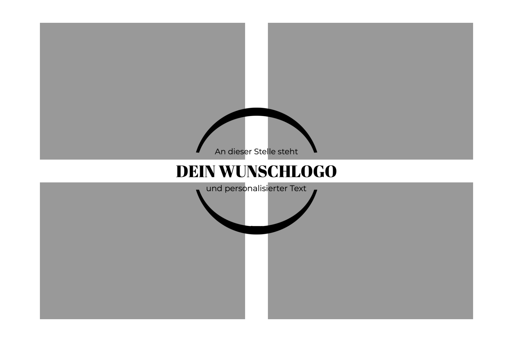 (b) 4 Fotos + Logo